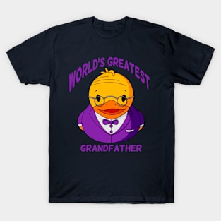 World’s Greatest Grandfather Rubber Duck T-Shirt